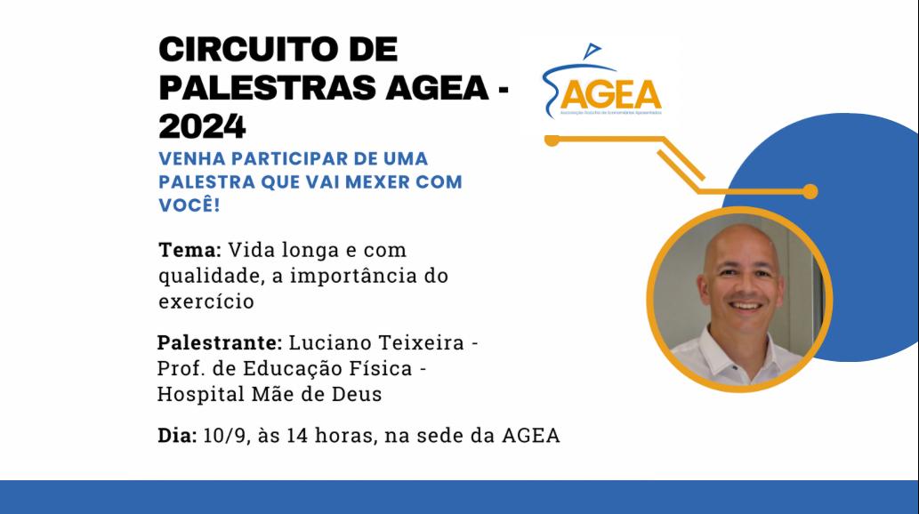 Participe da palestra: Vida longa e com qualidade