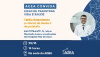 Palestra:  Entendendo o câncer de mama e de próstata